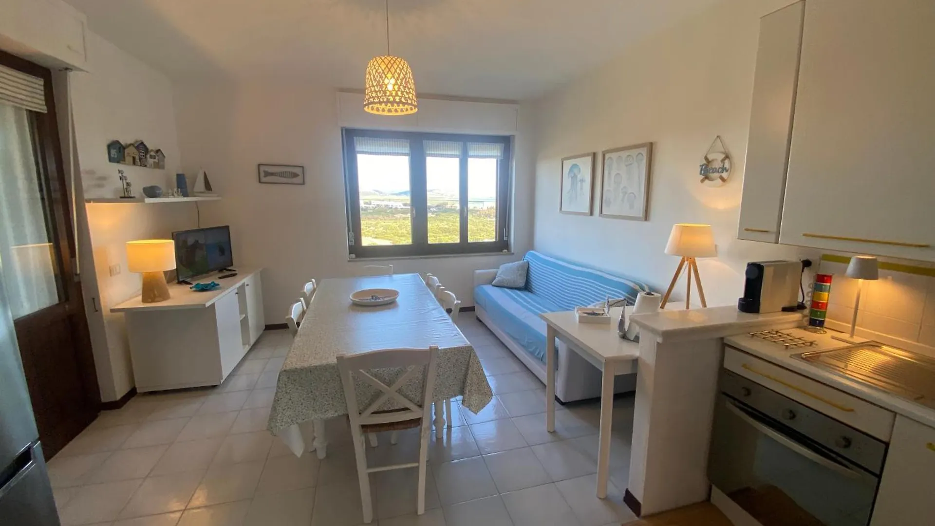 Casa Con Vista Mare, Giardino, Wi-Fi E Aria Condizionata Lejlighed Stintino Italien